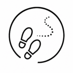 Follow Icon for Come Follow. Fish Simple Discovery Groups